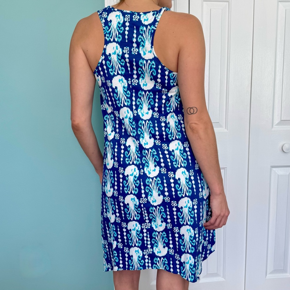 Lilly Pulitzer Blue and White Swim Coverup